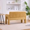KTMBDW Small Comfy Sofa Mini Loveseat Couch 2-Seater Armrests Upholstered Sofa Chair for Small Spaces, Living Room, Bedroom, Dorm, Office - 3 of 4