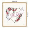 Amanti Art Love You I by Anne Tavoletti Canvas Wall Art Print Framed 22 x 22-in. - 4 of 4