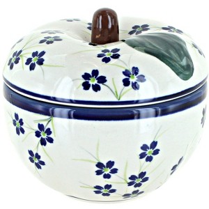 Blue Rose Polish Pottery 1425 Zaklady Apple Baker - 1 of 1