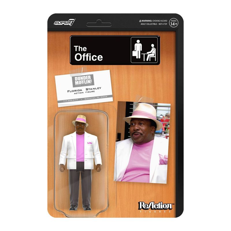 Super 7 ReAction The Office Florida Stanley Hudson Action Figure, 3 of 5