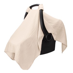 Comfy Cubs Baby Car Seat Cover - Infant Car Seat Cover for Sun with Large Size Car Seat Canopy - 1 of 4