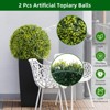 Artificial Plant Topiary Ball for Home Office, Garden, Wedding, Porch Decor - 4 of 4