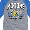 Boys' - Despicable Me Minions - Make Yourself Heard Raglan Graphic T-Shirt - 2 of 3
