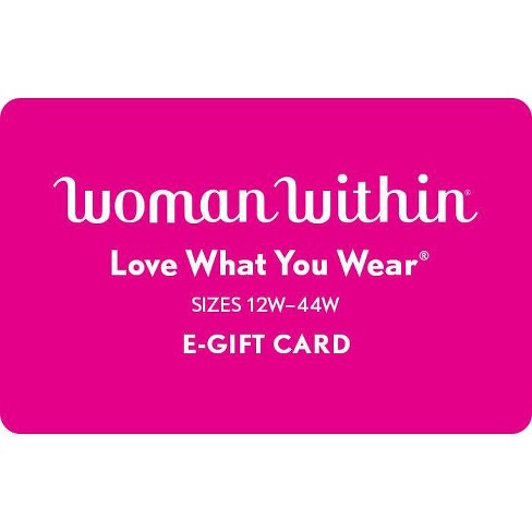 Woman Within $100 Gift Card (email Delivery) : Target