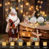 FAAYFIAN 2-Pack 16.4 ft 50-LED Battery-Operated Timer Fairy Lights, Silver Wire Waterproof String Lights With 5 Modes for Indoor Decor - 3 of 4