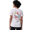 Hello Kitty Happy Kiss Day Photo Art Women’s Cradle Pink Crew Neck Short Sleeve T-shirt - image 3 of 4