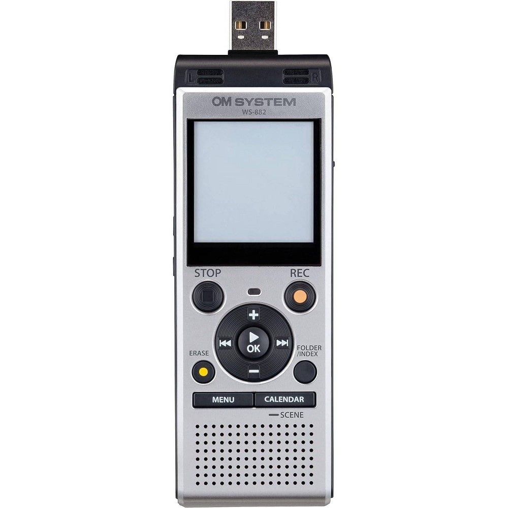 Photos - Portable Recorder Olympus OM System WS-882 Digital Voice Recorder - Silver 