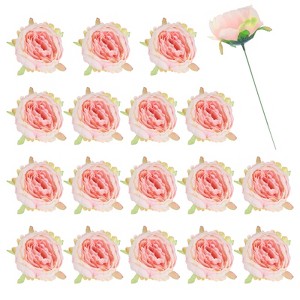 Unique Bargains Artificial Silk Real Touch Durable Artificial Flowers 25 Pc - 1 of 4