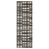 Farmhouse Plaid Area Rugs for Living Room Bedroom, Low Pile Non-Slip Modern Soft Faux Wool Carpet - 3 of 4
