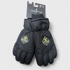 London Fog Boy's Black Ski Gloves - Winter Sports Snow Gloves with Reinforfced Grip for Kids (8-12 Years) - 4 of 4