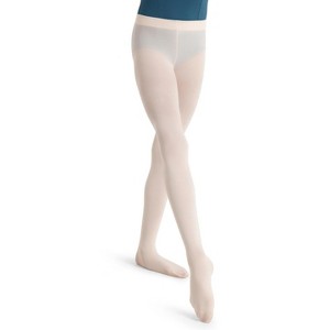 Capezio Ultra Soft Self Knit Waistband Transition Tight - Girls & Toddler - 1 of 4