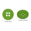 Unique Bargains Resin Craft Snap Round Flat 4-Hole Sewing Buttons 50 Pcs - 2 of 4