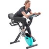 SEVOBAL Home Gyms Folding Exercise Bike with Adjustable Resistance Arm Bands and Backrest for Full Body Workout, Blue, 45.87"*15.35"*8.46" - 4 of 4