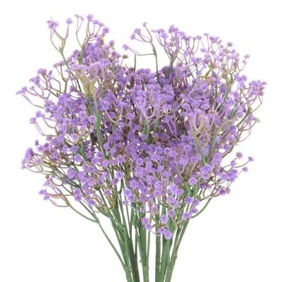 Unique Bargains Artificial Baby's Breath Faux Gypsophila Plastic Bouquets Real Touch Flowers 22.8"