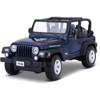 Jeep Wrangler Rubicon Dark Blue 1/27 Diecast Model Car by Maisto - 2 of 3