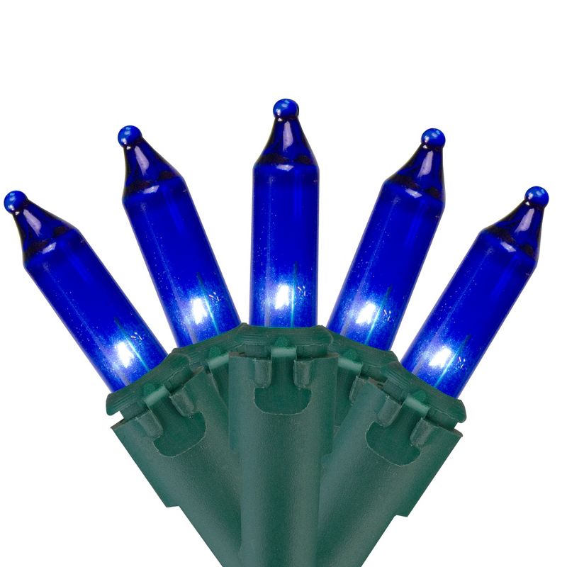 Northlight 100ct Mini Christmas Lights Royal Blue - 20.25' Green Wire, 1 of 4