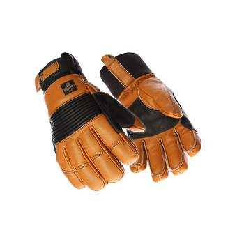 True Grip 103521 Leather Hybrid Impact Gloves - Large