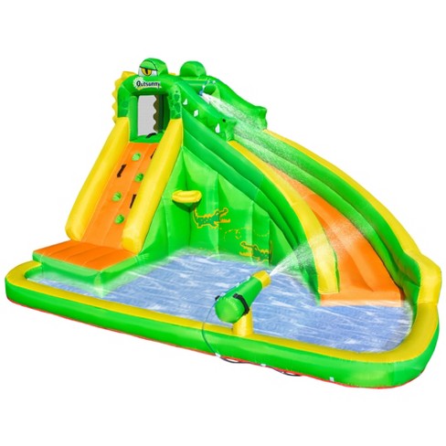 bouncy water slide