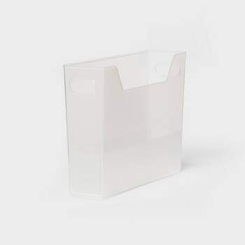 Tall Sliding Storage Bin Matte Plastic White - Brightroom™ – Target  Inventory Checker – BrickSeek