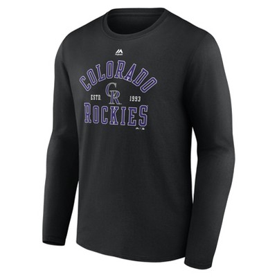 MLB Colorado Rockies Men's Long Sleeve Core T-Shirt