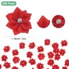 Unique Bargains Artificial Satin Durable Flexible Decorative Mini Ribbon Flowers with Rhinestones 1.2 Inch 200 Pcs - 3 of 4