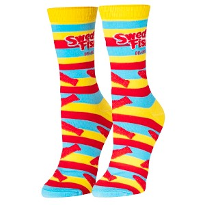 Crazy Socks, Favorite Candy Print Socks for Adults, Fun Colorful Prints - 1 of 4