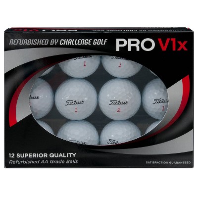 Titleist PRO V1x Refurbished AA Golf Balls - 12pk