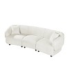 Christopher Knight Home Celestine 98.5" Contemporary 3 Seater Boucle Upholstered Sectional Sofa Beige - 4 of 4