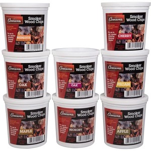 Camerons Wood Smoking Chips Variety Gift Set - Set of 8 Pints Extra Fine Cut Sawdust - Smoking Guns  Smokers  Smoke Boxes (Oak  Apple  Cherry  Pecan - 1 of 4