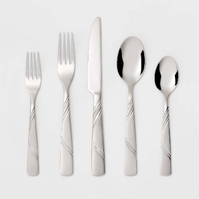 BergHOFF Essentials Alteo 25-Piece Stainless Steel Flatware Set