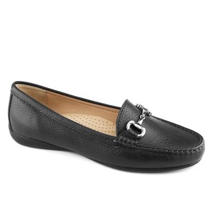 Marc Joseph New York | Womens Leather Slip On Carter Road Buckle Driver Loafers - 1 of 4