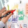 SCRIBBLEDO Magnetic Dry Erase Markers Fine Tip 4 Pack Assorted Classic Colors with Eraser Caps - 3 of 4