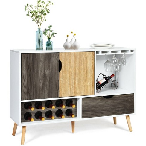 Buffet sideboard discount with wine storage