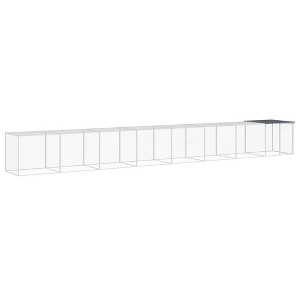 vidaXL Chicken Cage Anthracite Galvanized Steel Large Durable - 1 of 4