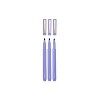 Post-it 3ct Permanent Ink Markers Fine Broad And Chisel Tip Purple : Target