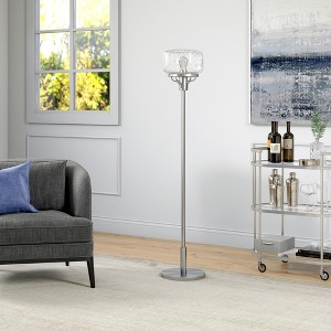Hudson and Canal Globe and Stem Floor Lamp with Glass Shade - 1 of 4