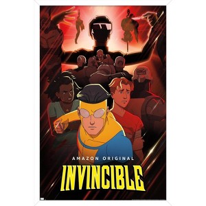 Trends International Invincible - Red One Sheet Framed Wall Poster Prints - 1 of 4