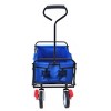 CAVINAS Heavy Duty Folding All-Terrain Wagon, Shopping Cart with Wheels, Utility Cart for Camping Shopping - 2 of 4