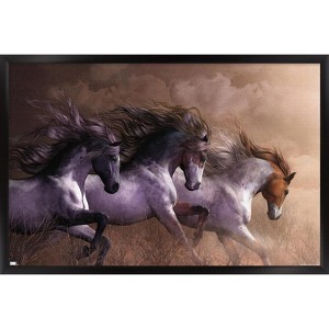 Trends International Laurie Prindle - Run To Freedom Framed Wall Poster Prints - 1 of 4