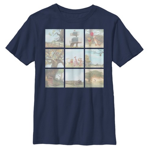 Boy's Winnie the Pooh Scene Panels T-Shirt - image 1 of 4