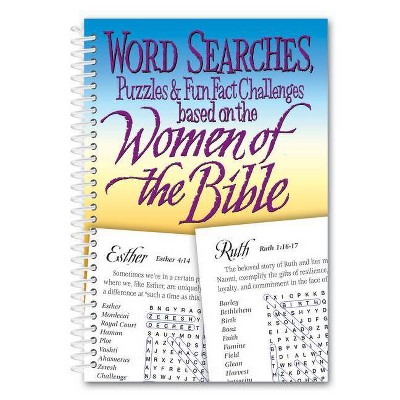 Word Search Based on the Women of the Bible - by  Product Concept Editors (Spiral Bound)