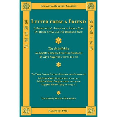 Letter from a Friend - (Kalavinka Buddhist Classics) by  Arya Nagarjuna (Paperback)