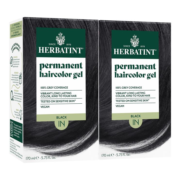 Herbatint Permanent Hair Dye - For Up To 100% Gray Coverage of Resistant Gray Hair - Ammonia-Free, Alcohol-Free & Vegan - 5.75 Fl Oz, 1 of 6