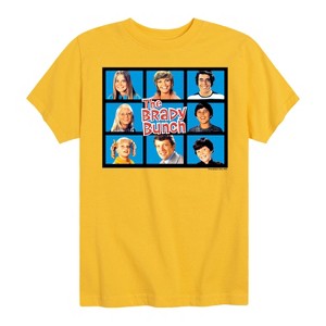 Boys' - The Brady Bunch - Classic Hollywood Squares Short Sleeve Graphic T-Shirt - 1 of 4