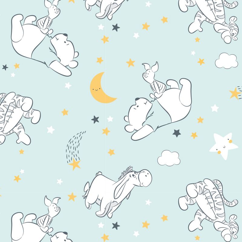 Bedtime Originals Disney Baby Starlight Pooh Infant Fitted Crib Sheet - Blue, 5 of 6
