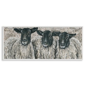 Stupell Industries Three Sheep Trio Portrait, 24" x 10" - 1 of 4