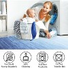 Non Slip Washable Rug - Modern Low Pile Indoor Mat, Stain Resistant & Foldable for Kitchen, Entryway, Living Room, Bedroom - 4 of 4