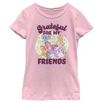 Girl's My Little Pony Rainbow Dash Face T-shirt : Target