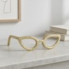 Sagebrook Home Abstract Glasses Aluminum Sculpture Decoration - 3 of 4