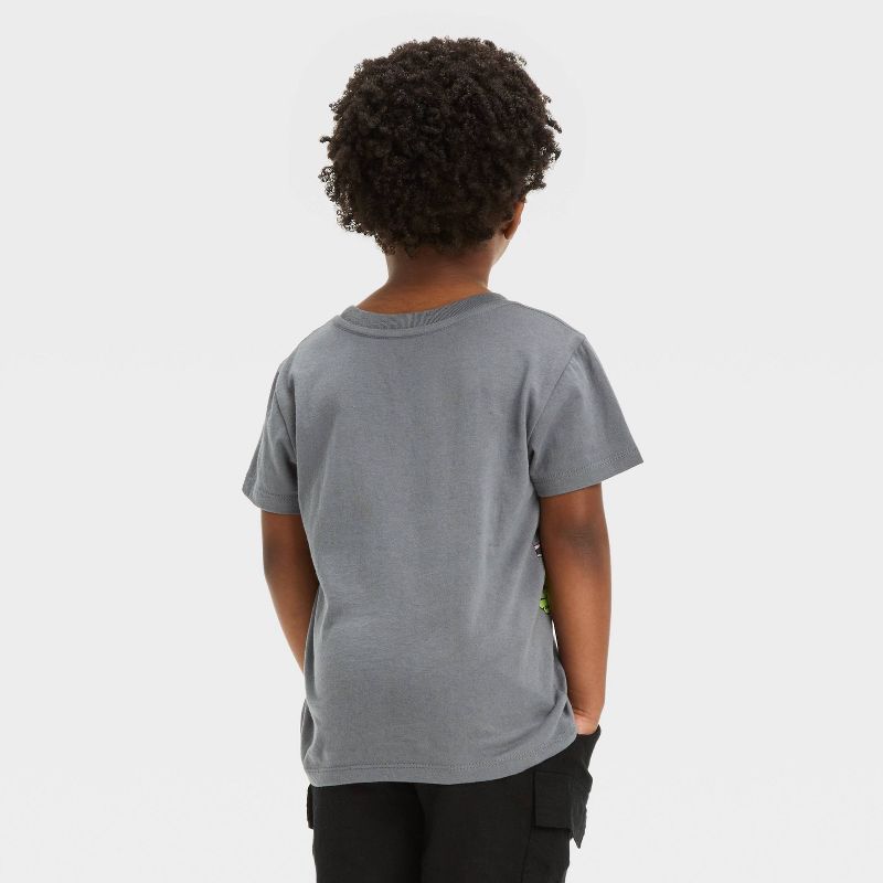 Toddler Boys&#39; Marvel Short Sleeve T-Shirt - Gray, 3 of 5